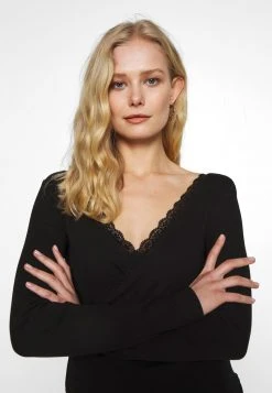 Barato ❤️ Anna Field Camiseta De Manga Larga - Black, Mujer 😉 -Tienda barata Anna Field 0028a219b8b74568a76b6574379496b9