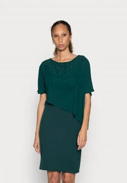 Las mejores reseñas de 😉 Anna Field Occasion Mini Bodycon Dress With Mesh Short Sleeves - Vestido De Cóctel - Dark Green, Mujer ✔️