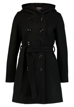 Barato 🔔 Anna Field DOUBLE BREASTED COAT WITH HOOD - Abrigo Clásico - Black, Mujer 🥰 -Tienda barata Anna Field 06044d4d88f243f1bb0d163d11355b0c