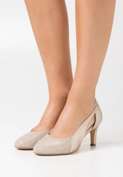 Toma de corriente ❤️ Anna Field Tacones - Gold, Mujer 🔥