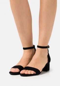 Descuento ⌛ Anna Field LEATHER - 🧨 Sandalias - Black, Mujer ⭐