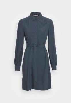 Mejor precio ⭐ Anna Field WOVEN BLOUSE 👏 DRESS PLEATS BELT - Vestido Informal - Dark Blue, Mujer 👍 -Tienda barata Anna Field 09b9f659a0144d4586d8df3e6b41fbe4