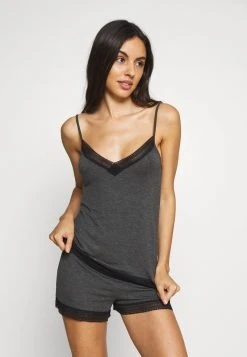 Las mejores reseñas de ⌛ Anna Field CLAIRE FAGOTTING SHORT SET - Pijama - Grey, Mujer 🔔