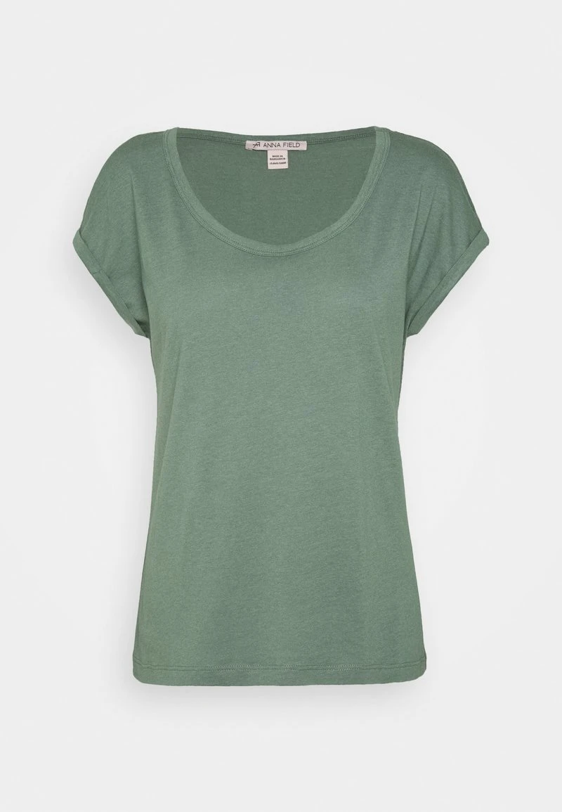 ofertas ❤️ Anna Field Camiseta Básica - Laurel Wreath, Mujer 🎁 6 ofertas ❤️ Anna Field Camiseta Básica - Laurel Wreath, Mujer 🎁 - Imagen 4