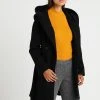 Barato 🔔 Anna Field DOUBLE BREASTED COAT WITH HOOD - Abrigo Clásico - Black, Mujer 🥰
