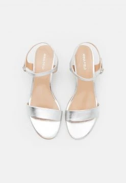Comprar 👏 Anna Field LEATHER - Sandalias - Silver, Mujer ✨ -Tienda barata Anna Field 0fb72c9439c74ebb9e1610b75faea9b9