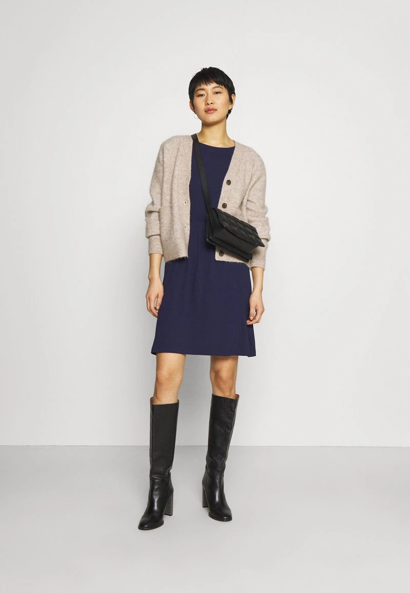 Venta express ✨ Anna Field Mini Waisted Basic 💯 Dress - Vestido Ligero - Dark Blue, Mujer 😀 4 Venta express ✨ Anna Field Mini Waisted Basic 💯 Dress - Vestido Ligero - Dark Blue, Mujer 😀 - Imagen 2