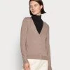 Las mejores reseñas de ⭐ Anna Field Chaqueta De Punto - Taupe, Mujer 🧨