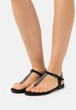 Comprar 😉 Anna Field 🔔 Sandalias De Dedo - Black, Mujer ⌛