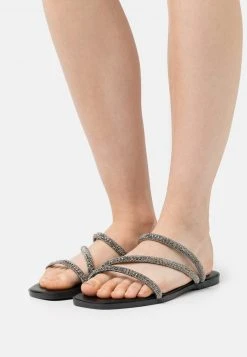 Cupón 😉 Anna Field LEATHER - Sandalias Planas - Black, Mujer 😍