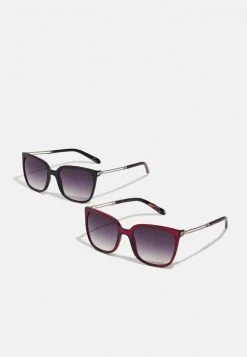 Toma de corriente ✔️ Anna Field 2 PACK - Gafas De Sol - Black/red, Mujer 🎁