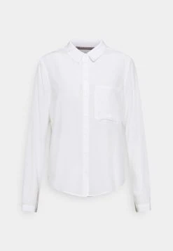 Presupuesto 😉 Anna Field Basic Blouse With Pocket - Camisa - Off-white, Mujer 👏