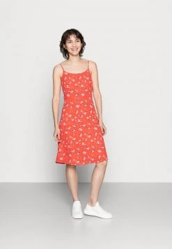 Nuevo 💯 Anna Field STRAPPA FIT AND FLARE - Vestido Informal - Red/white, Mujer 🎉