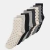 Presupuesto 🎉 Anna Field HEART ANKLE 8 PACK - Calcetines - Black/grey, Mujer 🔥 -Tienda barata Anna Field 168705eb05194875a2a9231e92363d31