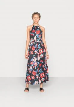 Toma de corriente ✔️ Anna Field Vestido Largo - Black/red, Mujer ✨