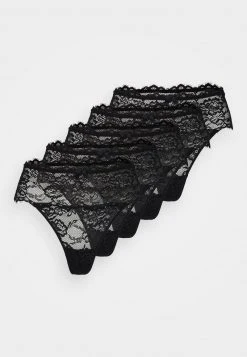 Toma de corriente 💯 Anna Field 5PP HIGH RISE LACE THONG - Tanga - Black, Mujer ✨ -Tienda barata Anna Field 1d7323e8540d4a6dba0ff1fa79eb0047