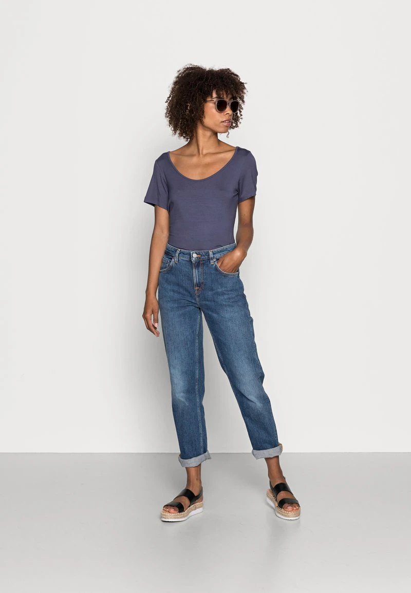 Para estrenar ✨ Anna Field Camiseta Básica - Blue, Mujer 😍 4 Para estrenar ✨ Anna Field Camiseta Básica - Blue, Mujer 😍 - Imagen 2