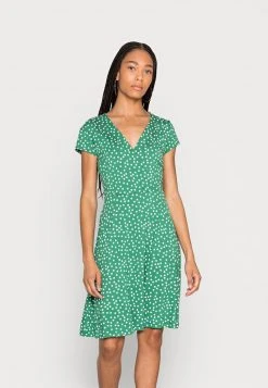 Descuento 😀 Anna Field Vestido Ligero - Green/white, Mujer ⭐