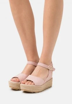 Toma de corriente 🧨 Anna Field LEATHER - Sandalias De Cuña - Light Pink, Mujer ⭐