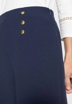 Las mejores reseñas de ❤️ Anna Field BUTTON WAIST WIDE LEG PANTS - Pantalones - Dark Blue, Mujer ⭐ -Tienda barata Anna Field 20fd458c8cbf405da7b7b9c4a79cde5d