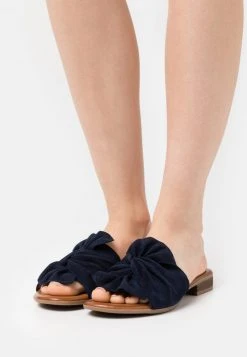 Mejor precio 💯 Anna Field LEATHER - 🔥 Sandalias Planas - Blue, Mujer ✔️