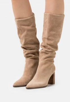 Mejor trato 🥰 Anna Field LEATHER - Botas De Tacón - Beige, Mujer 🎉