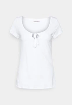 Descuento ⌛ Anna Field Camiseta Básica - White, Mujer ⭐