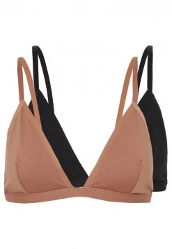 Venta al por mayor ✔️ Anna Field Odessa 2 Pack Triangle Bra - Sujetador Sin Aros - Tan/black, Mujer ✔️ -Tienda barata Anna Field 231b8f623d9e442b99a5a608fc4328a3