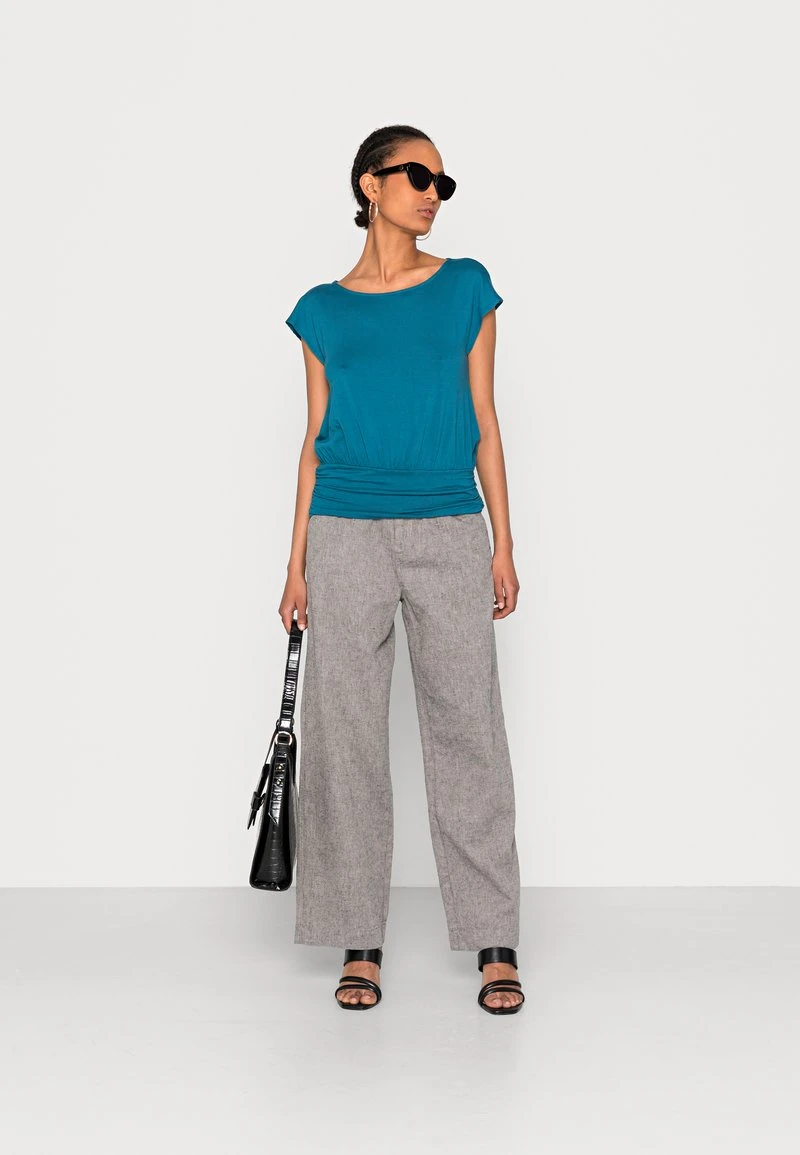 ofertas ⌛ Anna Field Camiseta Básica - Blue, Mujer 🧨 4 ofertas ⌛ Anna Field Camiseta Básica - Blue, Mujer 🧨 - Imagen 2