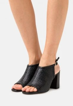 Nuevo 🌟 Anna Field LEATHER - 💯 Sandalias - Black, Mujer ✔️