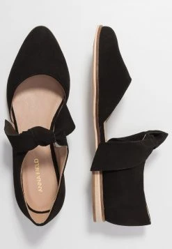 Comprar 🌟 Anna Field LEATHER ANKLE STRAP BALLET PUMPS - Bailarinas Con Hebilla - Black, Mujer 😀 -Tienda barata Anna Field 26b6a45f8c4b4417951291e8828192d4