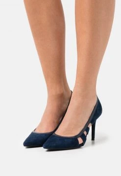 Nuevo 😀 Anna Field LEATHER - Tacones - Dark Blue, Mujer ⭐