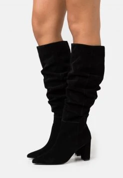 Promoción 🤩 Anna Field LEATHER - Botas De Tacón - Black, Mujer ⌛