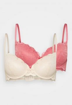 Lo mas barato ❤️ Anna Field 2 PACK LACE T SHIRT BRA - Sujetador Con Aros - Pink, Mujer ✨ -Tienda barata Anna Field 2c71be9663784635a9343fbc5f2aa140