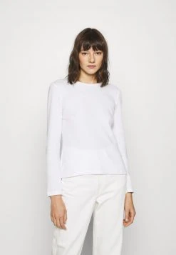 Venta express ⌛ Anna Field WAFFLE PIQUÉ - Camiseta De Manga Larga - White, Mujer ❤️