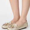 Barato 😀 Anna Field LEATHER - Mocasines - Gold, Mujer 🔥