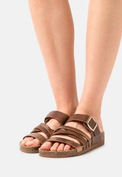 Descuento ✔️ Anna Field ⭐ Sandalias Planas - Cognac, Mujer 🥰