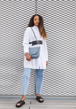 Comprar ⭐ Anna Field Bandolera - Light Blue, Mujer 🧨