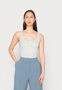 Gran venta 😀 Anna Field Top - Mottled Grey, Mujer ✨