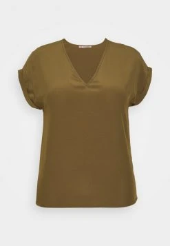 Toma de corriente ❤️ Anna Field Camiseta Básica - Khaki, Mujer ❤️