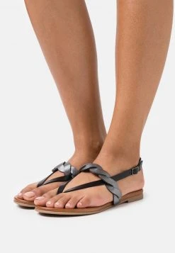 Barato 💯 Anna Field LEATHER - ⌛ Sandalias De Dedo - Black, Mujer ⌛