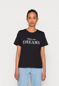 Mejor precio ❤️ Anna Field Camiseta Estampada - Black, Mujer ❤️