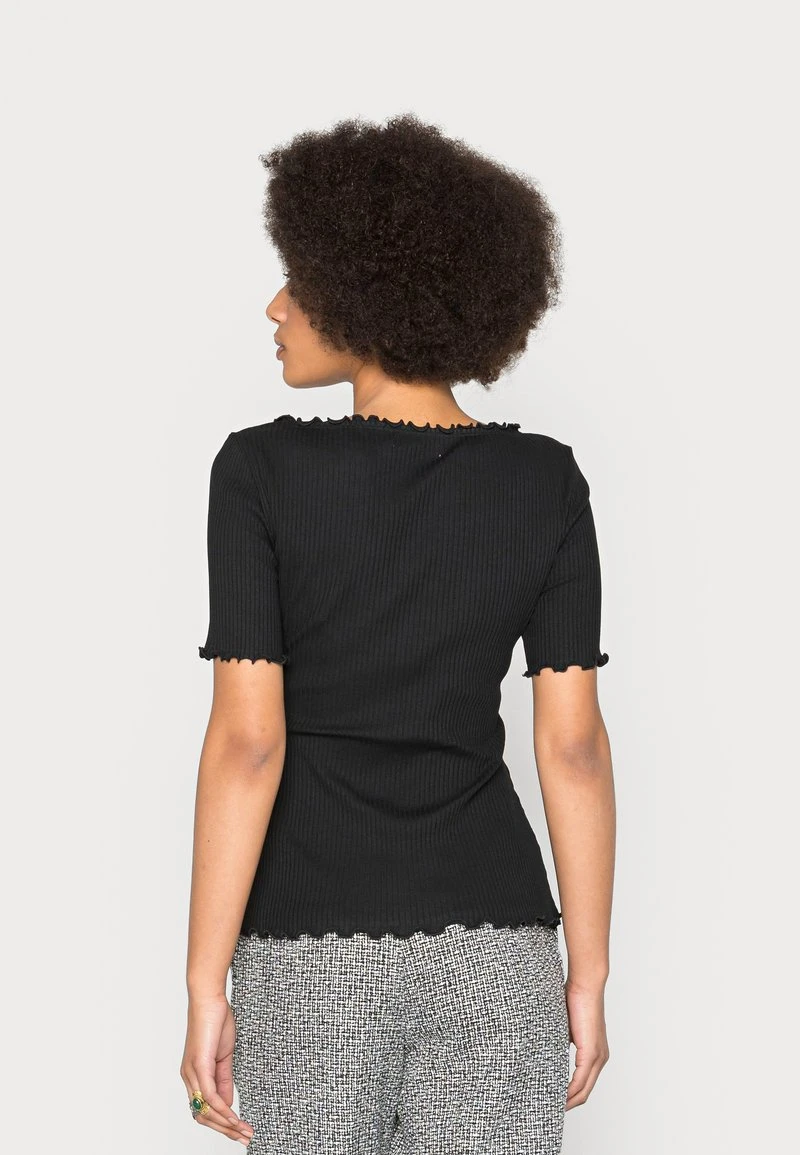 Mejor precio 🔥 Anna Field Camiseta Básica - Black, Mujer 😉 5 Mejor precio 🔥 Anna Field Camiseta Básica - Black, Mujer 😉 - Imagen 3