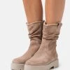 Para estrenar 😍 Anna Field LEATHER - Botas Con Plataforma - Beige, Mujer 🛒 -Tienda barata Anna Field 37ce80c628aa4dcfa7bcbc19803c4428