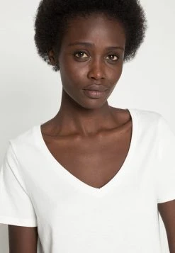 Toma de corriente ✨ Anna Field Camiseta Básica - White, Mujer 😍 -Tienda barata Anna Field 391a350ce6ca453991a71e71d7677084