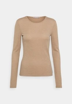Venta express ⌛ Anna Field Camiseta De Manga Larga - Mottled Beige, Mujer 🔥