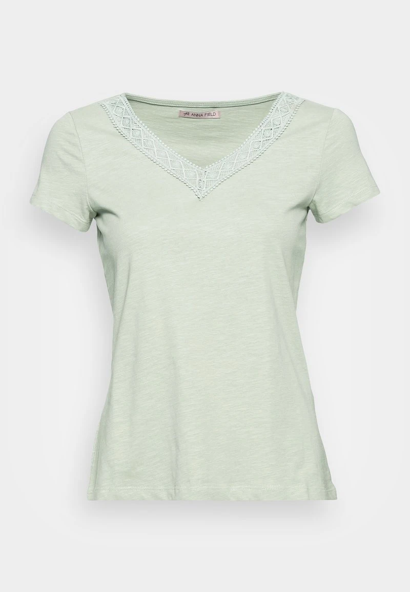 Presupuesto 🎁 Anna Field Camiseta Básica - Light Green, Mujer ❤️ 6 Presupuesto 🎁 Anna Field Camiseta Básica - Light Green, Mujer ❤️ - Imagen 4
