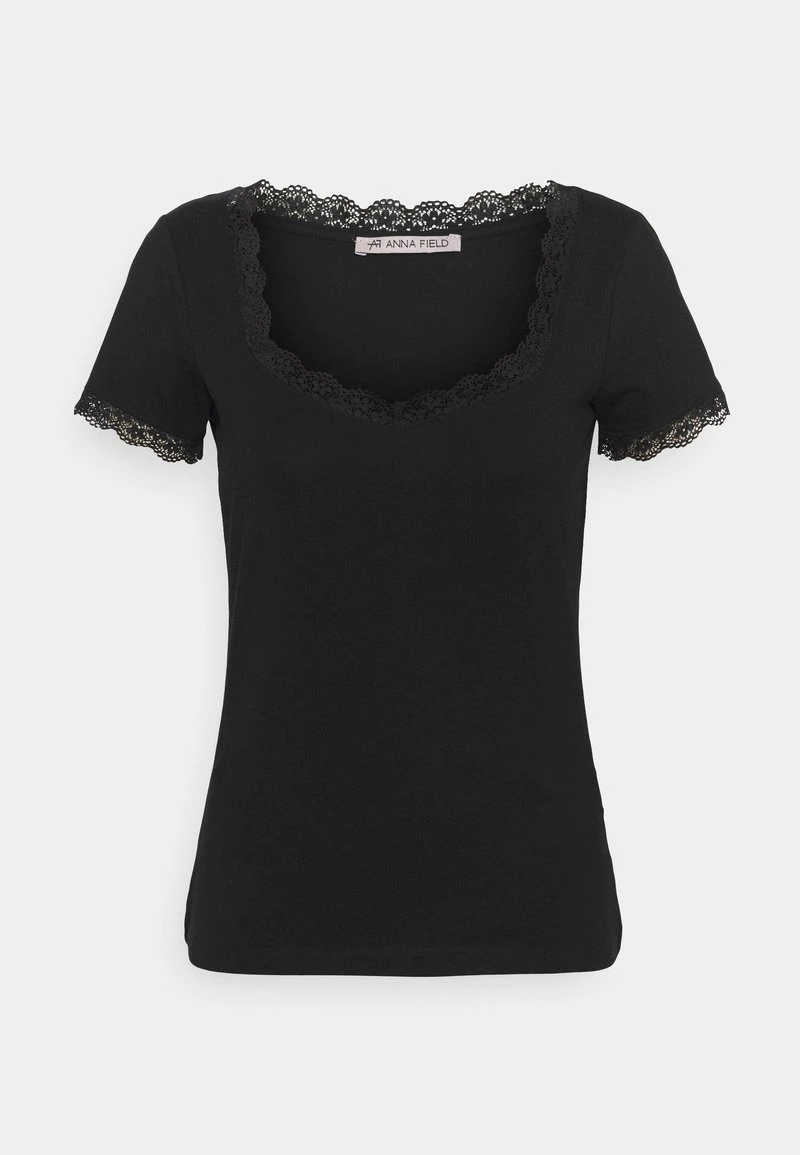 Presupuesto ❤️ Anna Field Camiseta Básica - Black, Mujer 😍 7 Presupuesto ❤️ Anna Field Camiseta Básica - Black, Mujer 😍 - Imagen 5