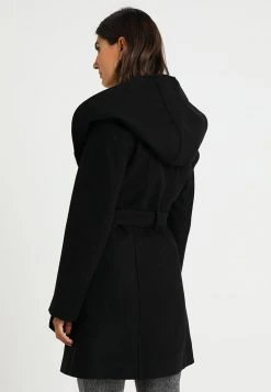 Barato 🔔 Anna Field DOUBLE BREASTED COAT WITH HOOD - Abrigo Clásico - Black, Mujer 🥰 -Tienda barata Anna Field 3e2a28c5a5384a298f31793ec0d334a0