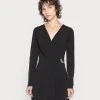 Venta al por mayor 🧨 Anna Field LONG SLEEVES RING BUCKLE DRESS - Vestido De Tubo - Black, Mujer 🛒
